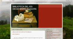 Desktop Screenshot of bibliotecaiesdiegomarin.blogspot.com