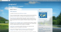 Desktop Screenshot of geogtastic.blogspot.com