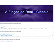 Tablet Screenshot of ficcaodorealciencia.blogspot.com