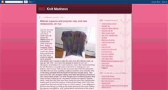 Desktop Screenshot of knitmadness.blogspot.com
