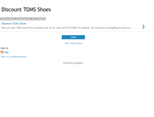 Tablet Screenshot of discnounttomsshoes.blogspot.com