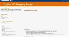 Desktop Screenshot of engl102bloggingproject.blogspot.com