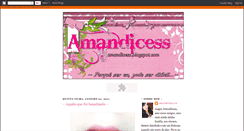Desktop Screenshot of amandicess.blogspot.com