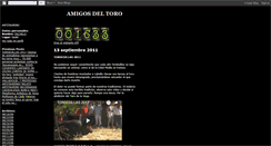 Desktop Screenshot of amigosdeltoro.blogspot.com