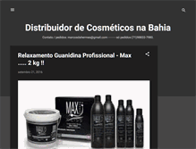 Tablet Screenshot of marcos-cosmeticos.blogspot.com