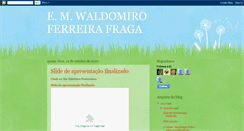 Desktop Screenshot of emwaldomiroferreirafraga.blogspot.com