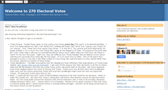 Desktop Screenshot of 270electoralvotes.blogspot.com