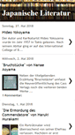 Mobile Screenshot of japanische-literatur.blogspot.com