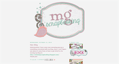 Desktop Screenshot of mgscrapbooking.blogspot.com