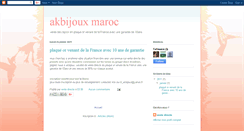 Desktop Screenshot of akbijouxmaroc.blogspot.com