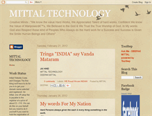 Tablet Screenshot of mittaltechnology.blogspot.com