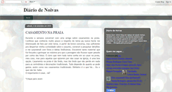 Desktop Screenshot of diariodenoivas.blogspot.com