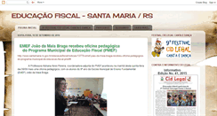 Desktop Screenshot of educacaofiscalsantamaria.blogspot.com