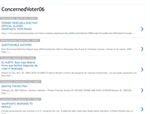 Tablet Screenshot of concernedvoter06.blogspot.com
