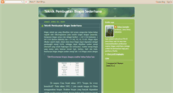 Desktop Screenshot of biogassederhana.blogspot.com