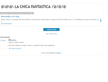 Tablet Screenshot of lachicafantastica.blogspot.com