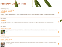 Tablet Screenshot of fooddontgrowontrees.blogspot.com