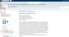 Desktop Screenshot of pengujian-struktur.blogspot.com