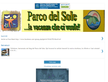 Tablet Screenshot of parcodelsolegargano.blogspot.com