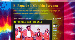 Desktop Screenshot of elpapadelacumbiaperuana.blogspot.com