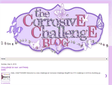 Tablet Screenshot of corrosivechallengesbyjanet.blogspot.com