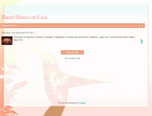Tablet Screenshot of hacerdineroencasa123.blogspot.com
