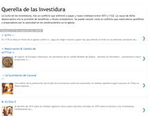 Tablet Screenshot of laquerelladelasinvestiduras.blogspot.com