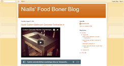 Desktop Screenshot of niallsfoodboner.blogspot.com