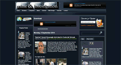 Desktop Screenshot of crimesandinvestigation.blogspot.com