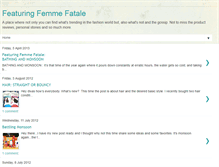 Tablet Screenshot of featuringfemmefatale.blogspot.com