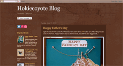 Desktop Screenshot of hokiecoyote.blogspot.com