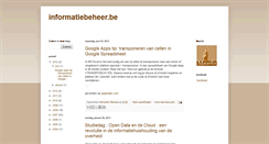 Desktop Screenshot of informatiebeheer.blogspot.com