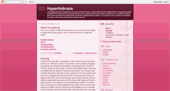 Desktop Screenshot of hyperhydrosisinfo.blogspot.com