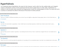 Tablet Screenshot of hyperhydrosisinfo.blogspot.com