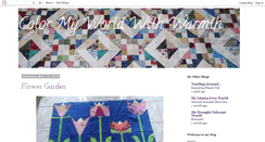 Desktop Screenshot of color-my-world-with-warmth.blogspot.com