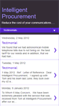 Mobile Screenshot of intelligent-procurement.blogspot.com