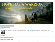 Tablet Screenshot of hopehasawarrior.blogspot.com