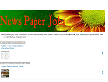 Tablet Screenshot of jobsfuture.blogspot.com