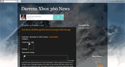 Desktop Screenshot of darrensxbox360news.blogspot.com