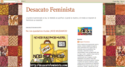 Desktop Screenshot of bloggerfeminista.blogspot.com