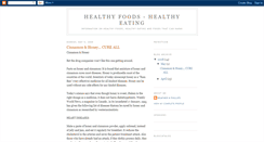 Desktop Screenshot of healthy-foods-healthy-eating.blogspot.com