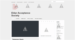 Desktop Screenshot of eldaracceptancesociety.blogspot.com