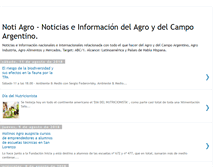 Tablet Screenshot of notiagro.blogspot.com