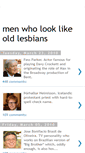 Mobile Screenshot of menwholooklikeoldlesbians.blogspot.com