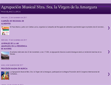 Tablet Screenshot of agrupacionmusicalamargura.blogspot.com