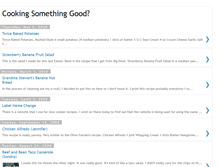 Tablet Screenshot of cookingsomethinggood.blogspot.com