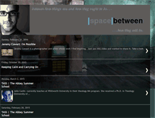 Tablet Screenshot of inaspacebetween.blogspot.com