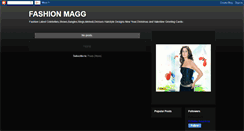 Desktop Screenshot of fashionmagg.blogspot.com