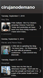 Mobile Screenshot of cirujanodemano.blogspot.com