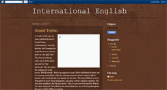 Desktop Screenshot of int-english.blogspot.com